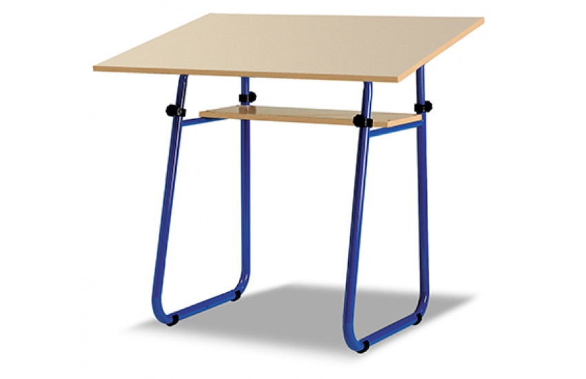 Table pour dessin art plastique plateau inclinable