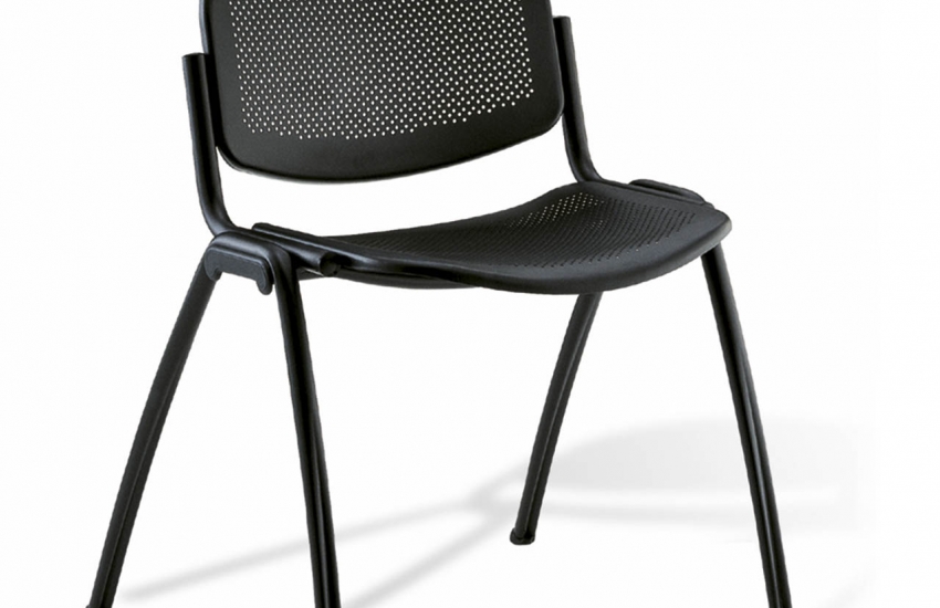 chaise poluyvalente en métal Diam argenté