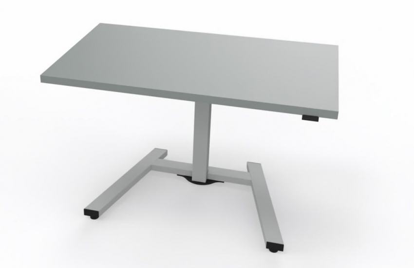 OGI One table aluminium satiné