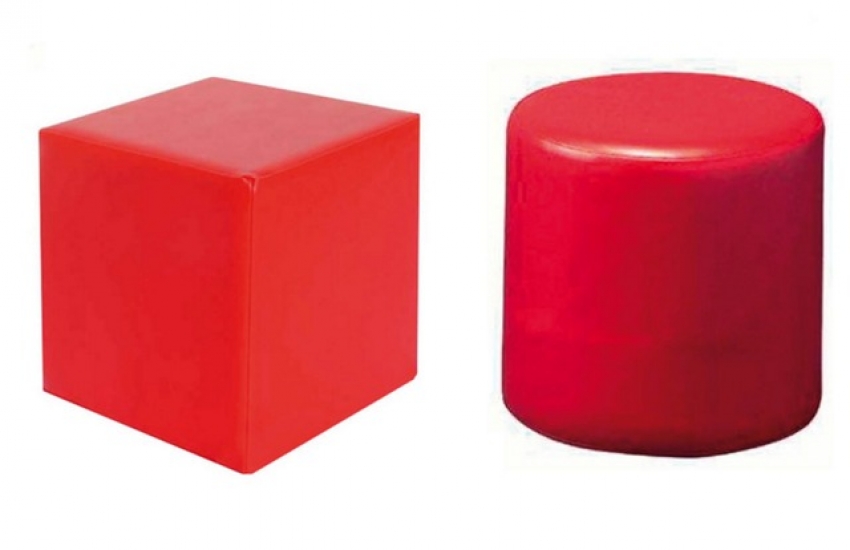 Poufs cube