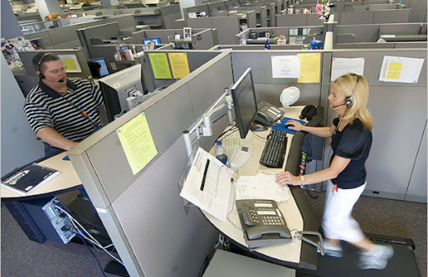 Bureaux open space call center
