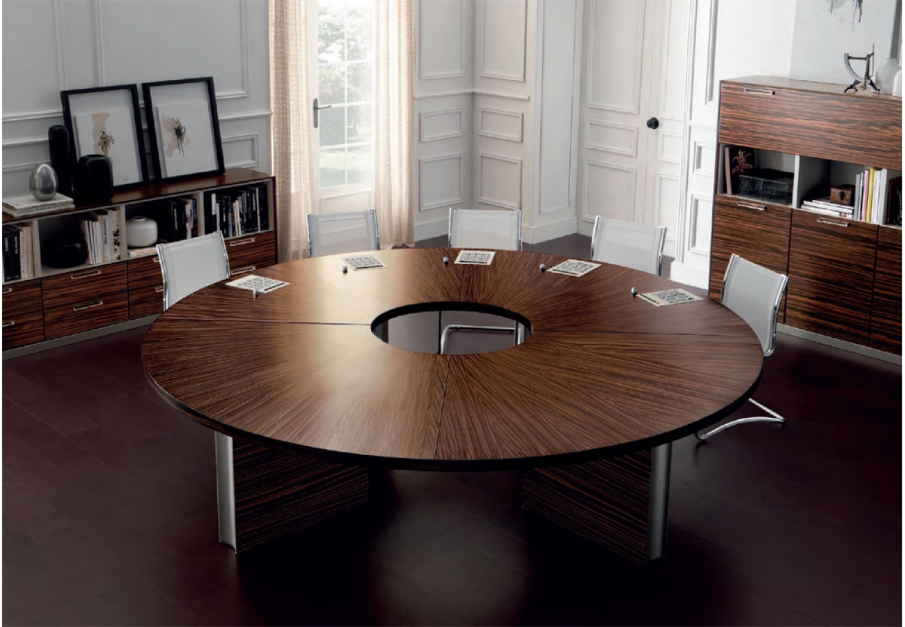 IPSOS table de réunion bois